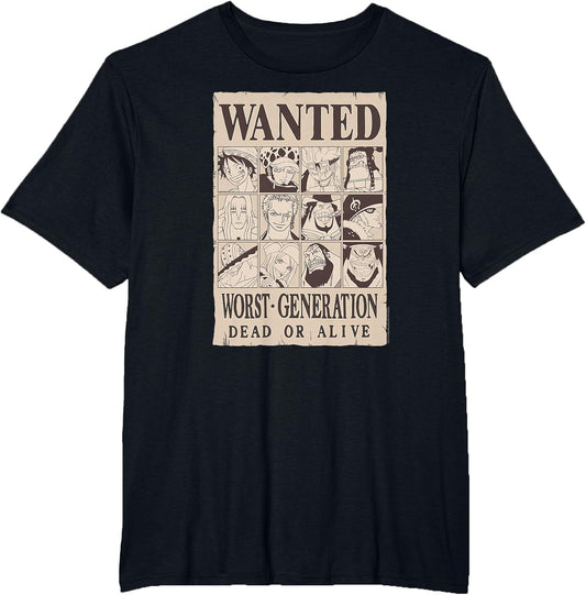 One Piece Anime Worst Generation Wanted Poster Collage