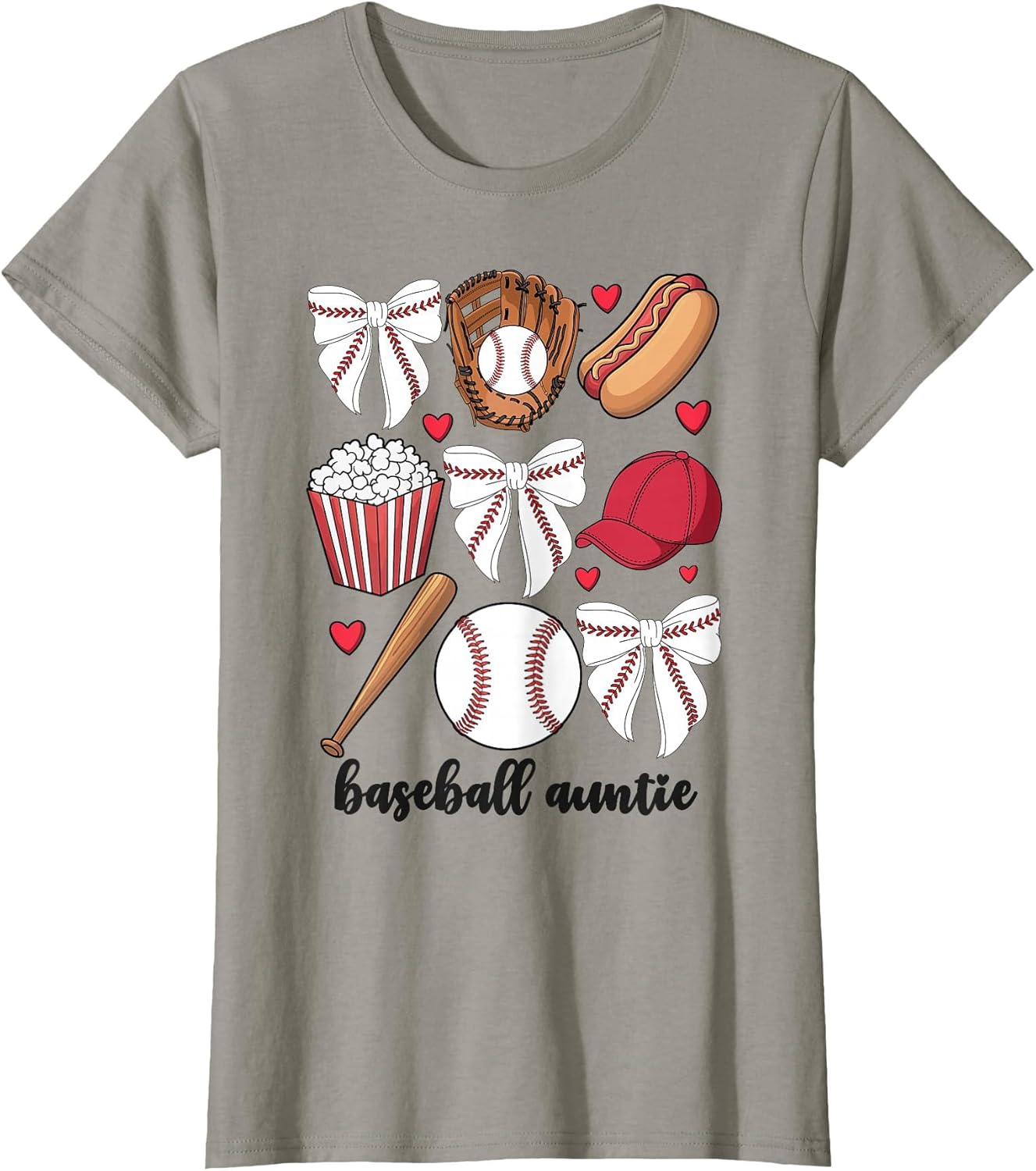 Baseball Auntie Coquette Bow Nephew Baseball Aunt