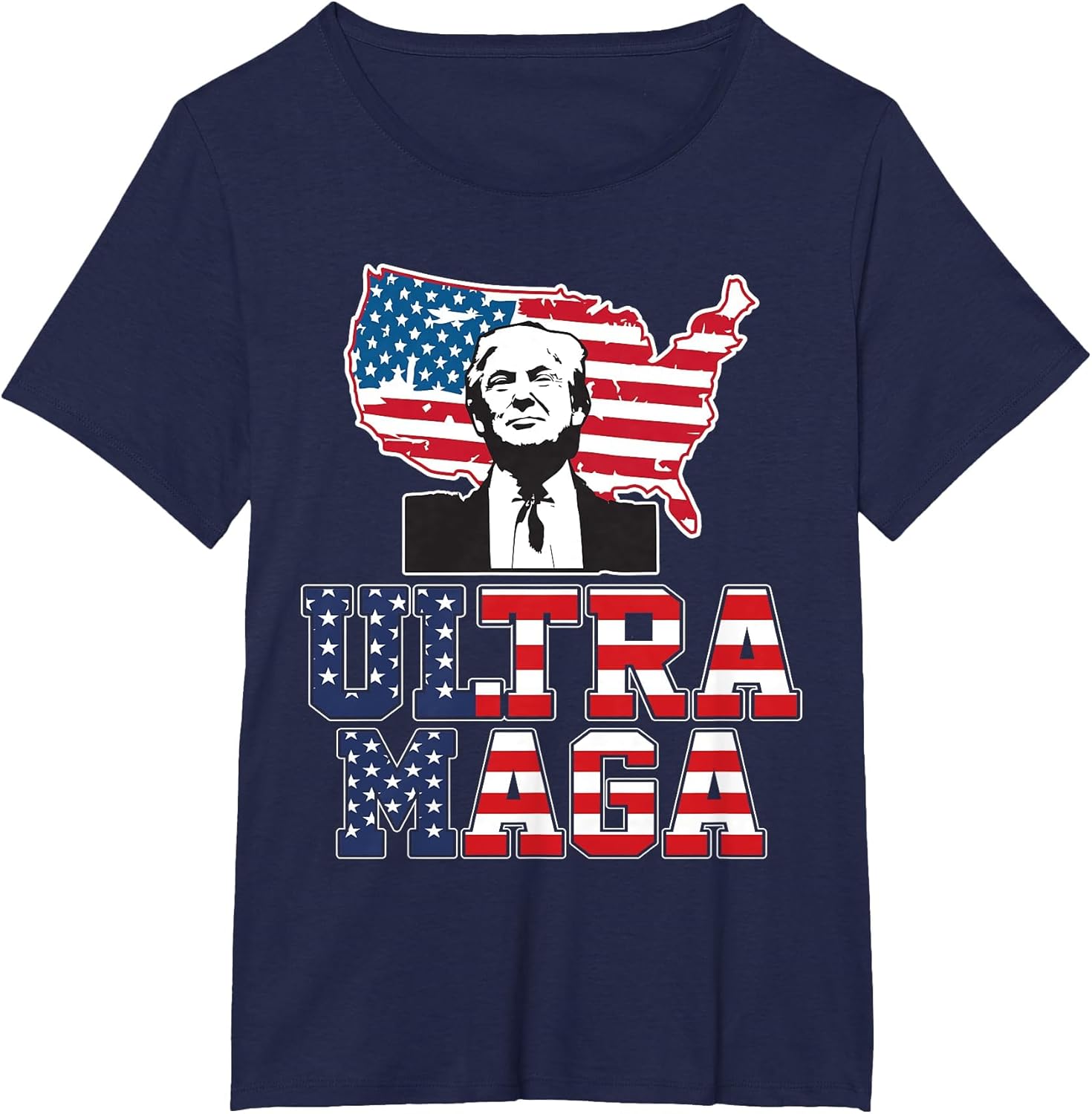 Ultra Mega Patriotic Trump Republicans USA Flag 2024 Apparel