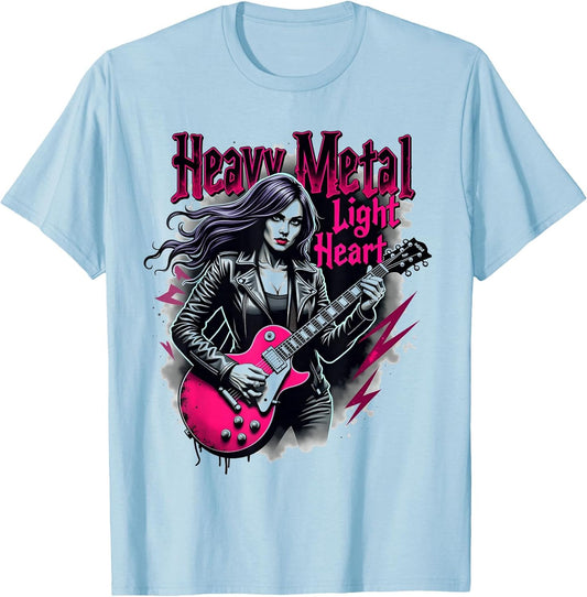Heavy Metal Light Heart Rock Design