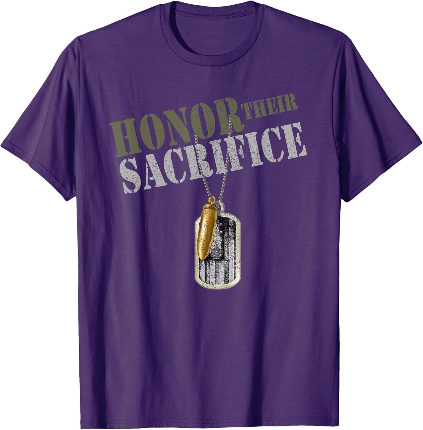 Honor Their Sacrifice Army Veteran Design