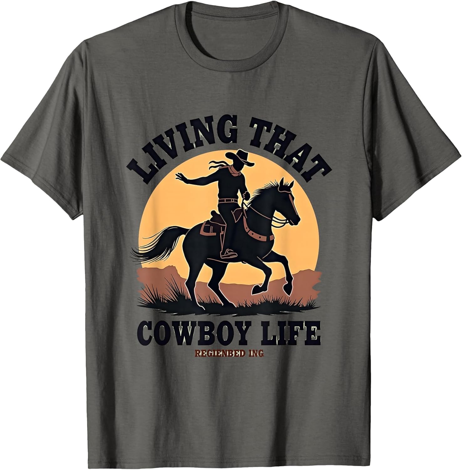 Living That Cowboy Life Western Graphic Design