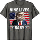 Funny Trump Cat 9 Lives Baby Nine Lives Cat