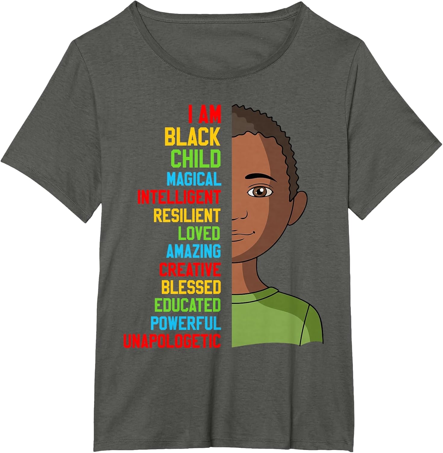African American I Am Black Child History Month Toddler Boy