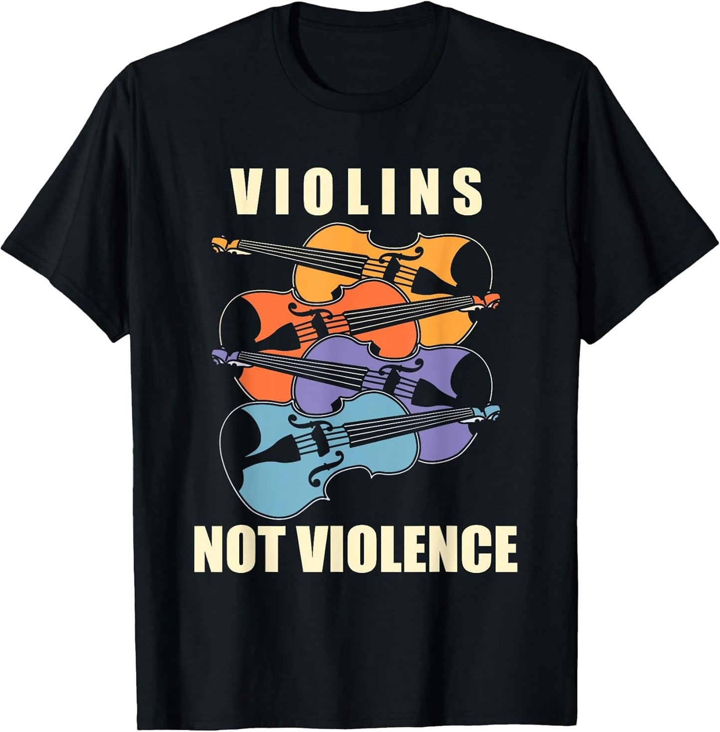 Violins Not Violence Fiddle Player Violinist Peace Orchestra