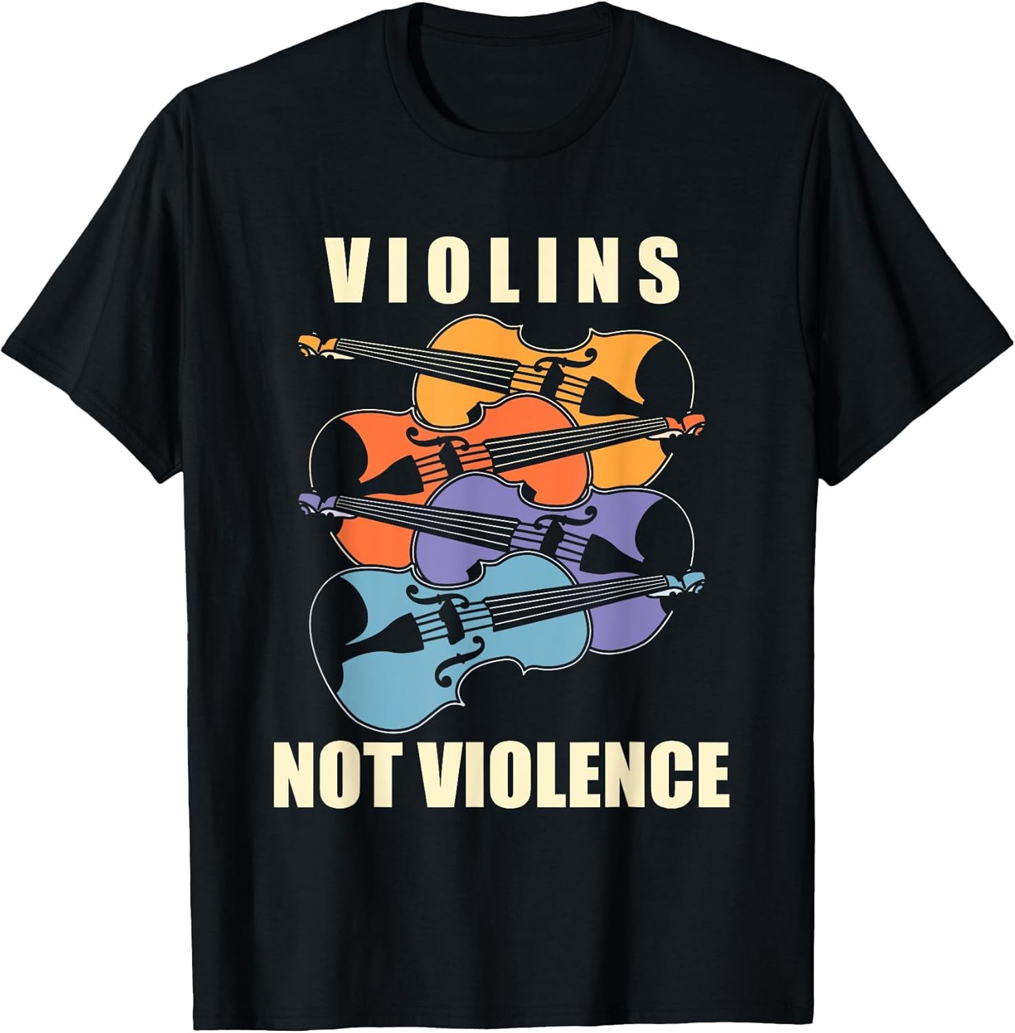 Violins Not Violence Fiddle Player Violinist Peace Orchestra
