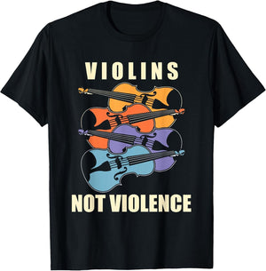 Violins Not Violence Fiddle Player Violinist Peace Orchestra