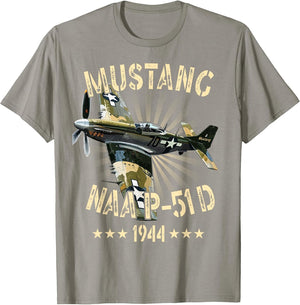 P-51D Mustang Vintage North American P-51D Fighter Warbirds