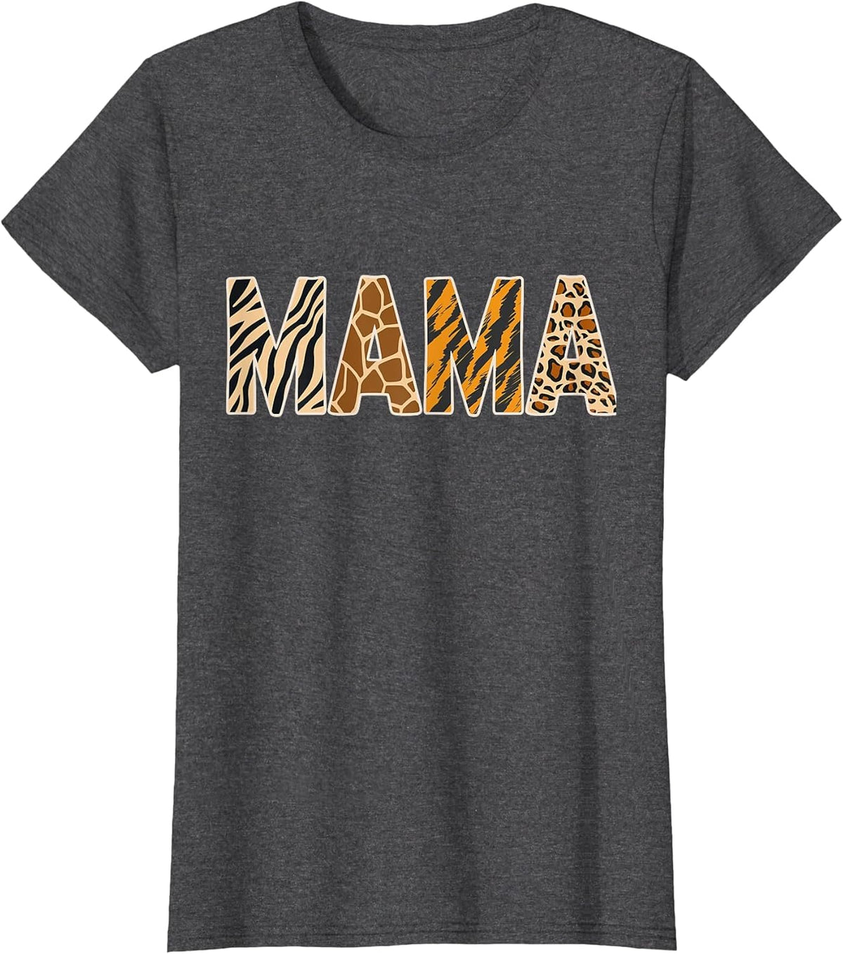 Mama Wild Animal Print Zebra Giraffe Tiger Leopard Mother