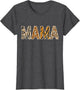 Mama Wild Animal Print Zebra Giraffe Tiger Leopard Mother