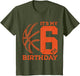 It's My 6TH Birthday Basketball 6TH Birthday