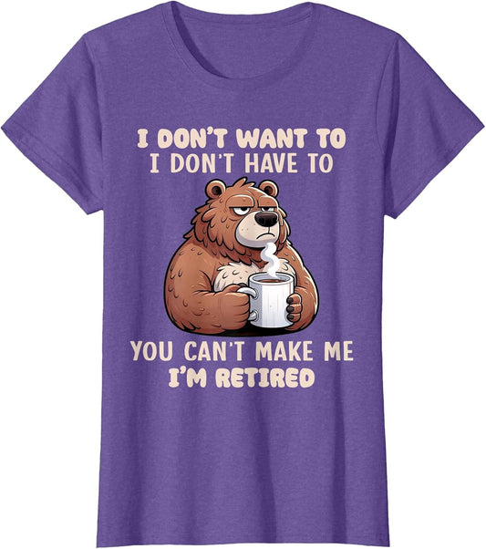 Funny Retirement I'm Retired Sarcastic Humor Graphic