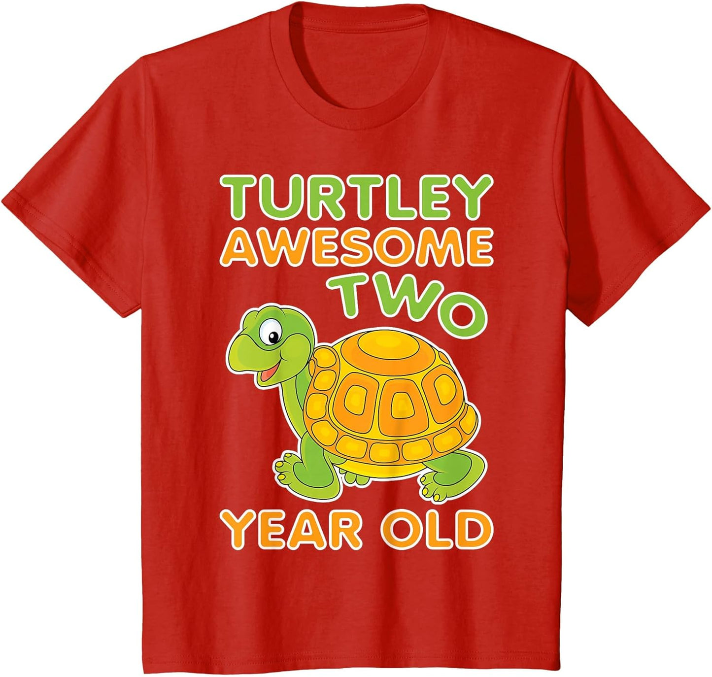Turtley Awesome Two Year Old Kids 2nd Birthday Turtle