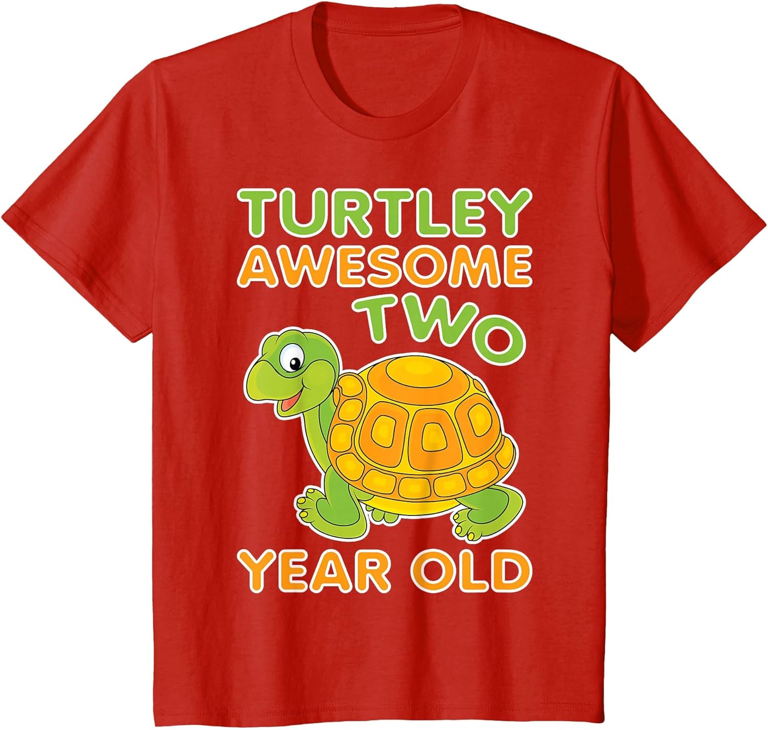 Turtley Awesome Two Year Old Kids 2nd Birthday Turtle