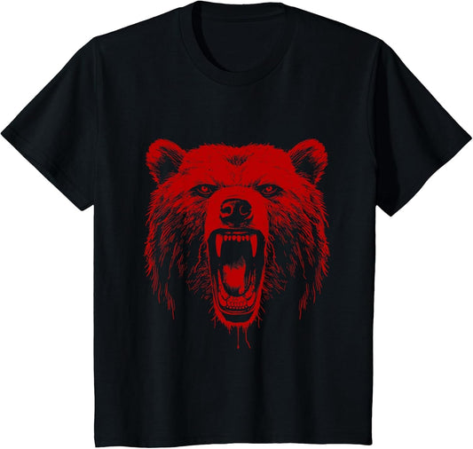 Bear Angry Grizzly Bear Hiking Camping Camper