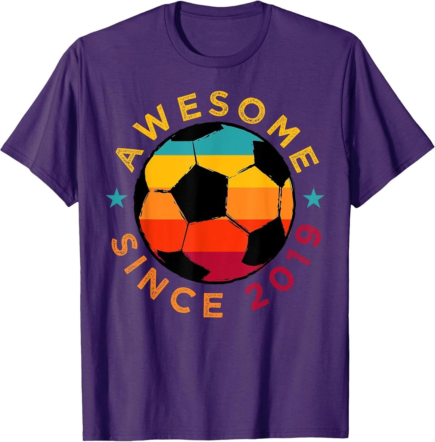 Awesome Since 2019 Soccer Birthday Party Bday Team