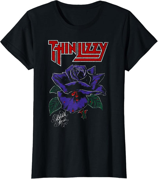 Thin Lizzy Black Rose Color