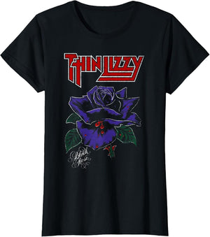 Thin Lizzy Black Rose Color