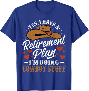 Western Cowboy Country Enthusiast Retirement for Farmer