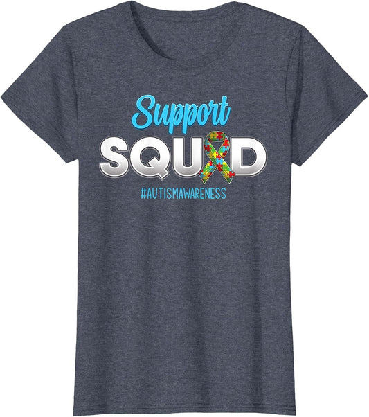 Support Squad Autism Awareness Proud Supporter Men Women Kid