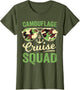 Camouflage Cruise Squad Retro Vintage Family Matching Camo