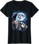 Three Opossum Raccoon Skunk Moon Howling Funny Animal Meme