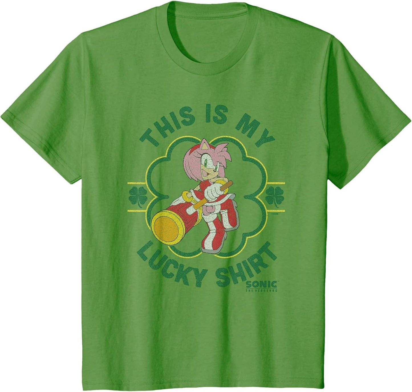 Sonic The Hedgehog St. Patrick's Day My Lucky Amy Rose