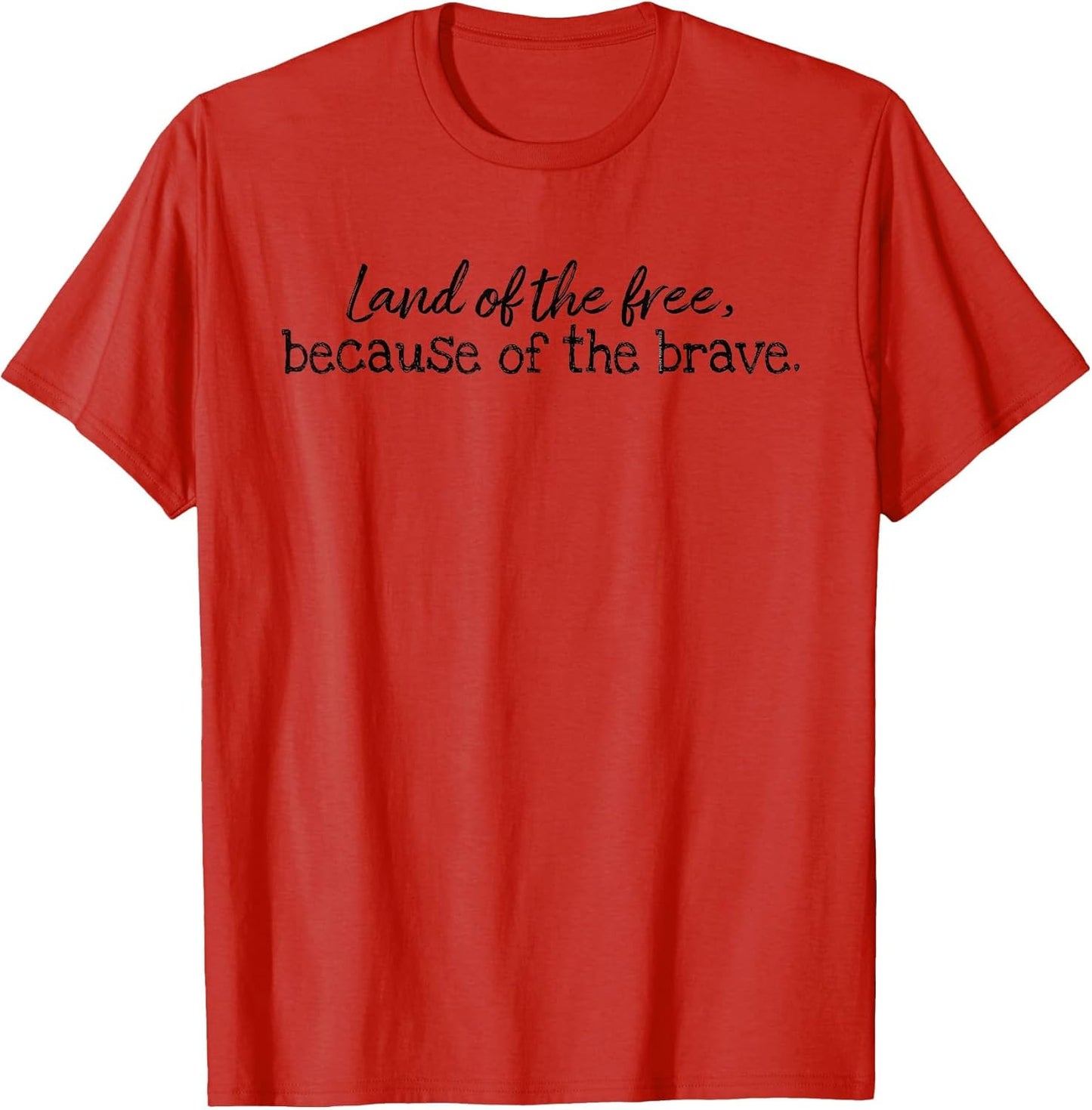 Patriotic USA Land of The Free Because of The Brave Veterans