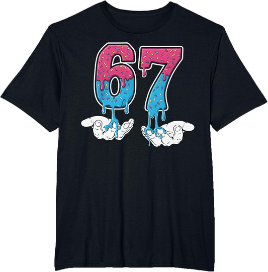 67 Ice Cream Drip Six Seven Baseball Drip 67 Funny Boys Meme