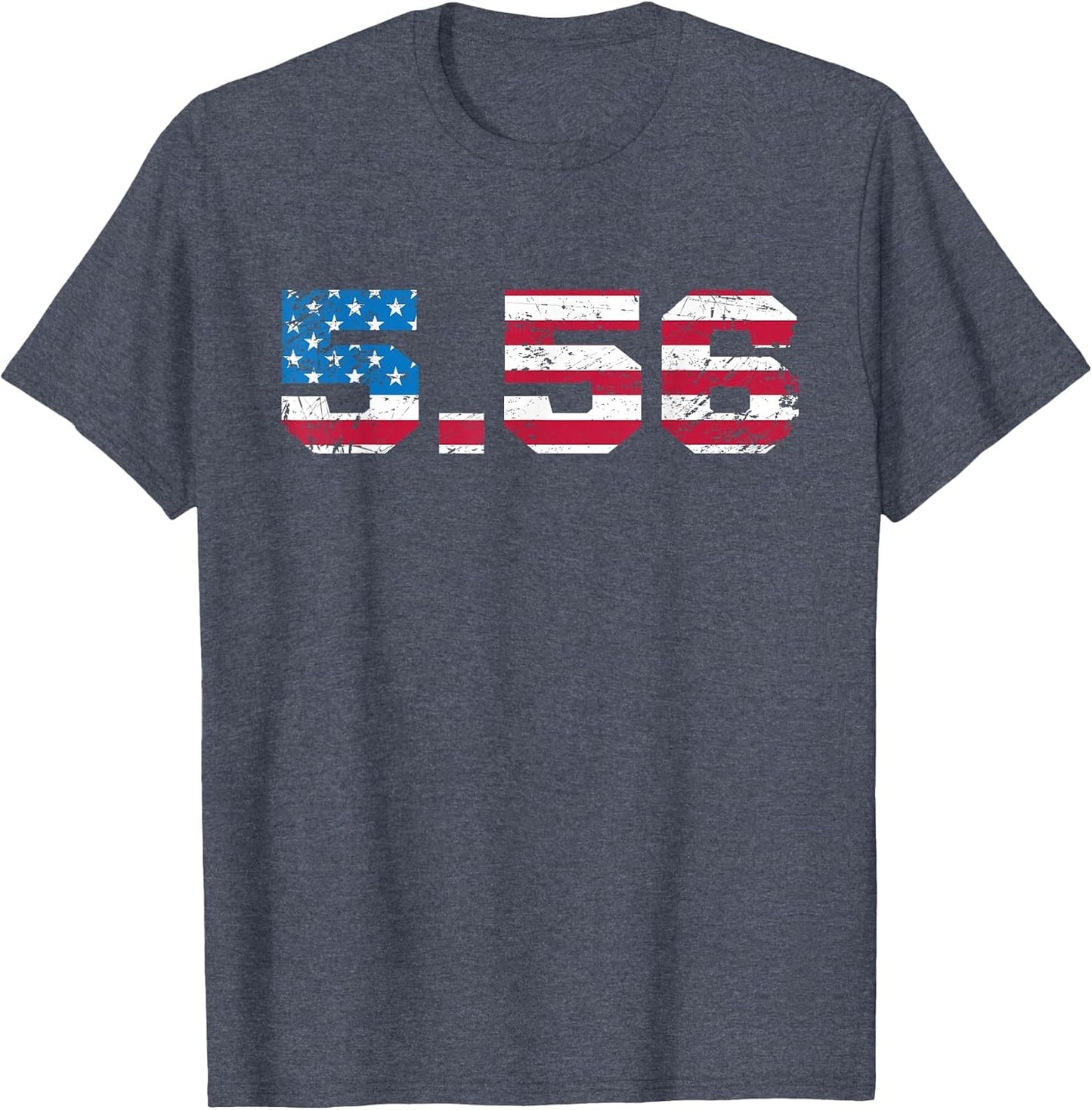 5.56 Rifle Cartridge USA Flag Military & Hunter Enthusiast