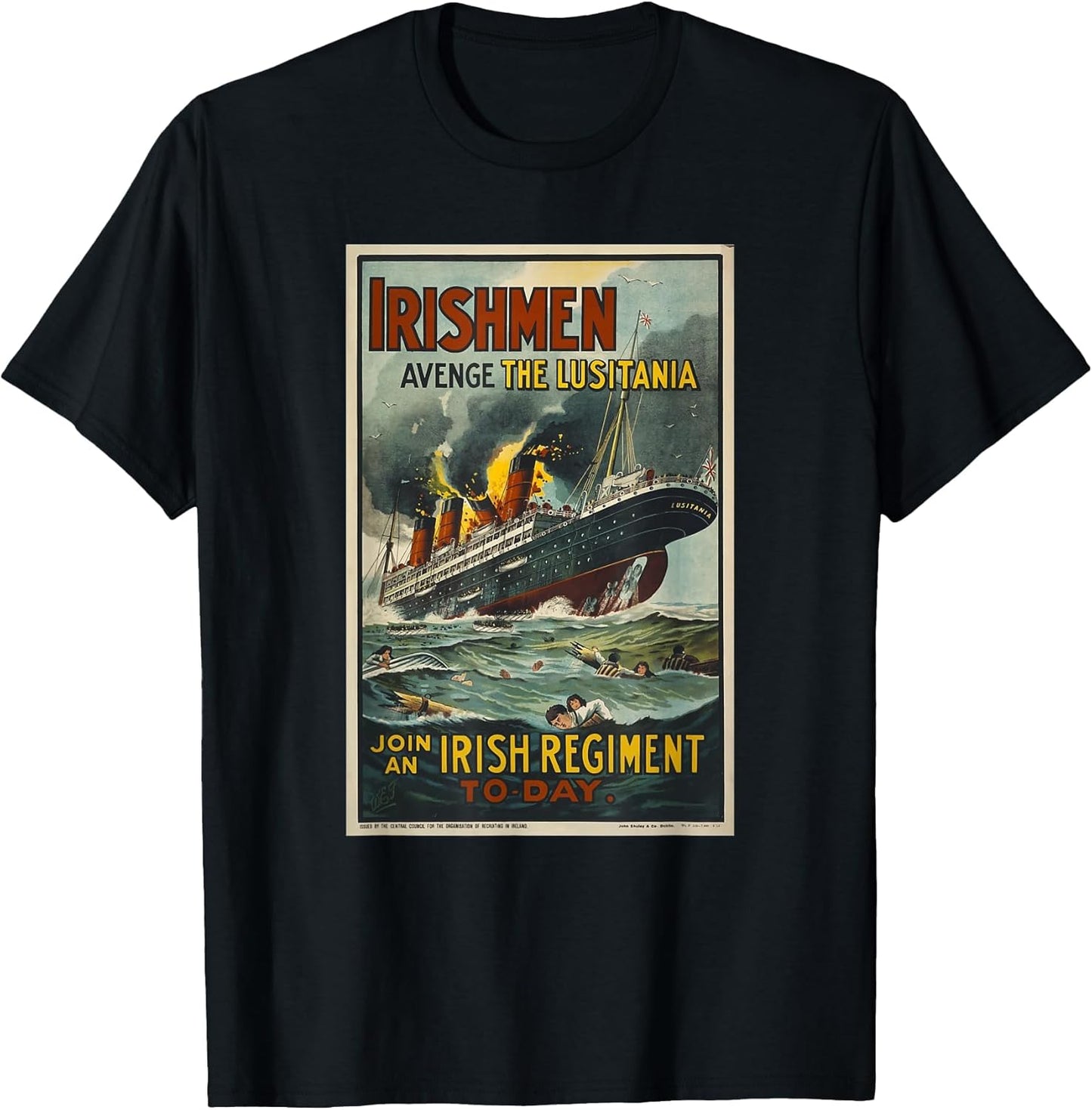 Irishmen Avenge The Lusitania Propaganda Recruit