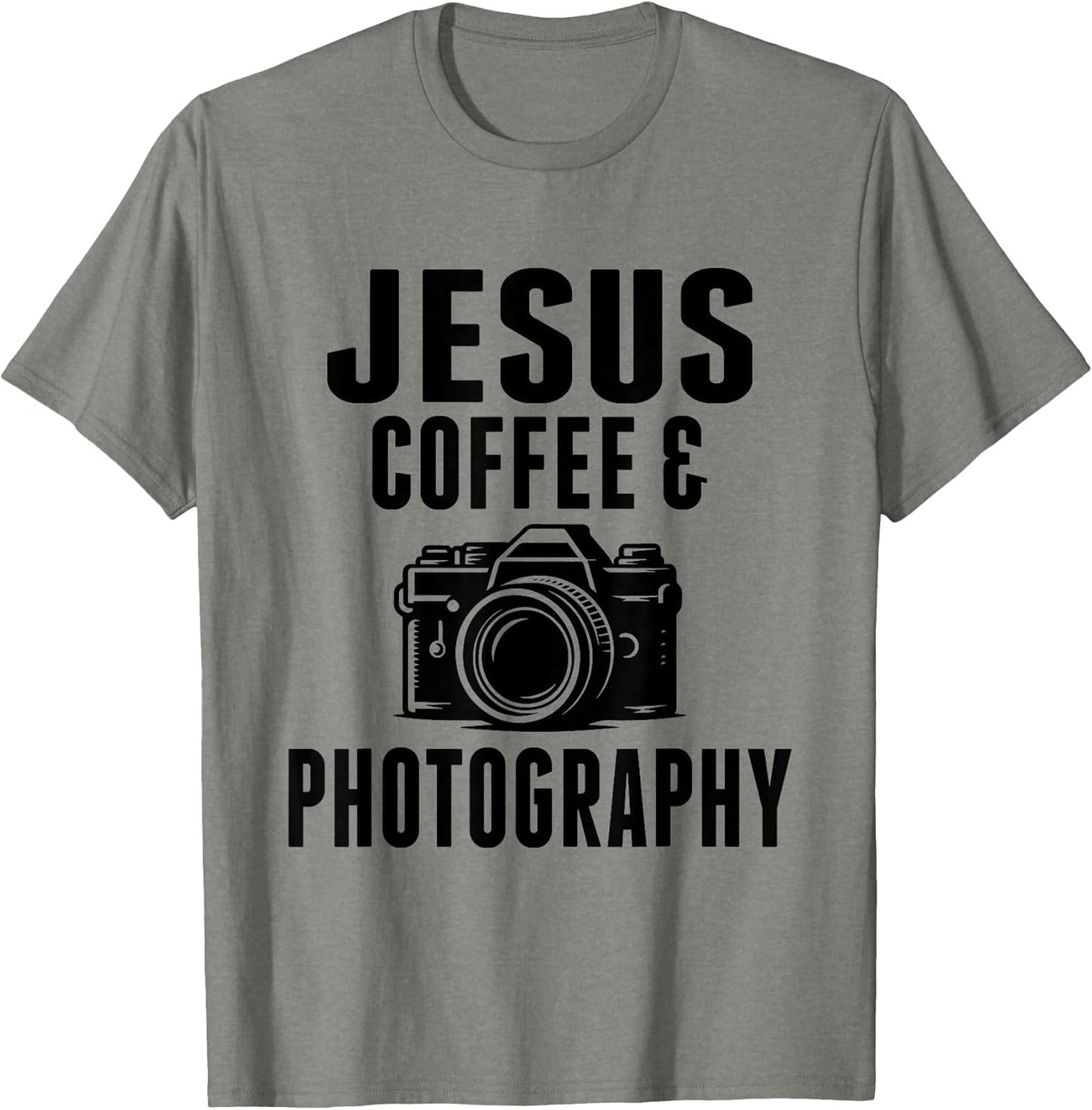 Jesus Coffee and Photography Funny Photographer Camera