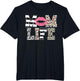 Mom Life Leopard Lips Stripe Graphic Funny Mother's Day