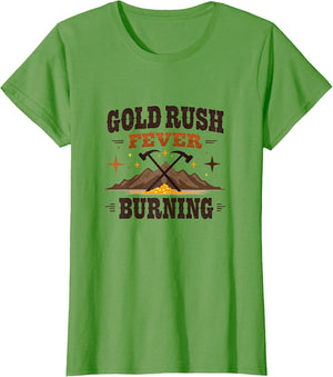 Gold Rush Fever Burning Western Gold Miner Adventure Time