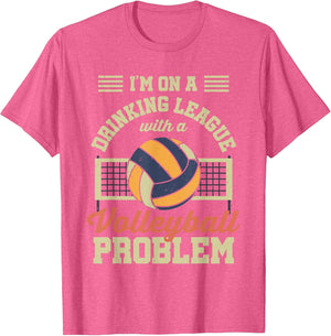 Funny Drinking League with A Volleyball Player Spiker Setter