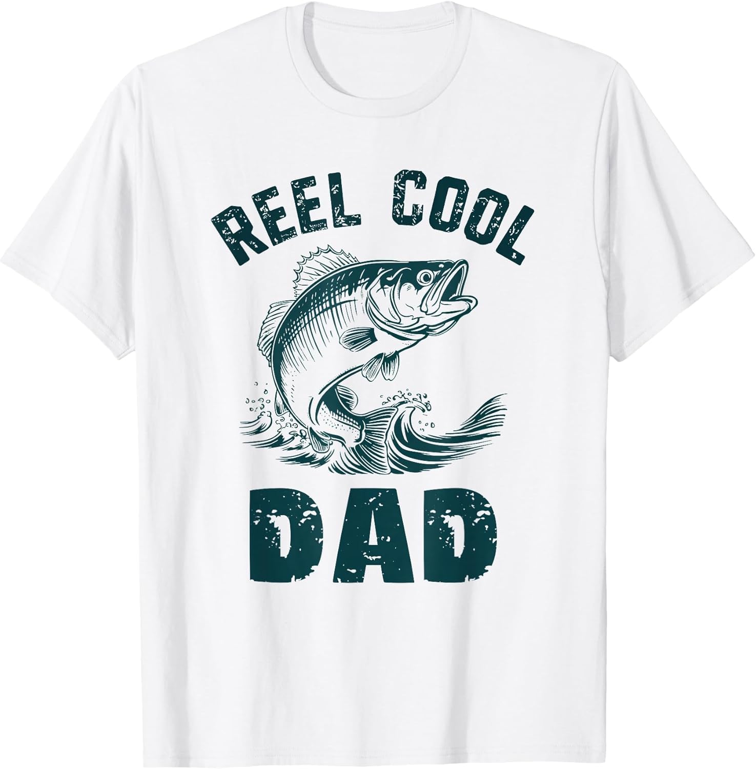 Reel Cool Dad Fishing Grandpa Vintage Style