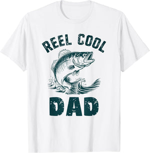 Reel Cool Dad Fishing Grandpa Vintage Style