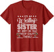 I'm A Wrestling Sister Best Funny Wrestling Sister