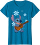 Disney Lilo & Stitch Tropical Stich Ukulele , Women, Sapphire Blue, Large
