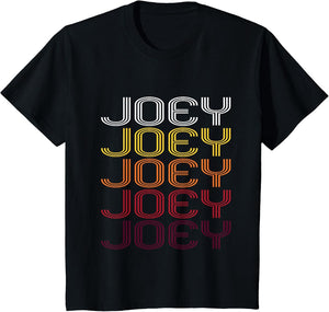 Joey Retro Wordmark Pattern - Vintage Style