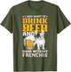 Drink Beer & Hang with My Frenchie Funny French Bulldog Dad