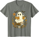 Bookish Ghost Reading with Coffee Cute Halloween