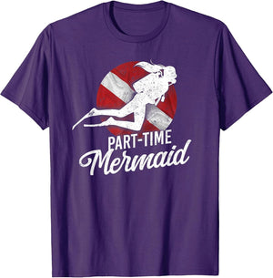 Scuba Diving Diver Girl Part-Time Mermaid