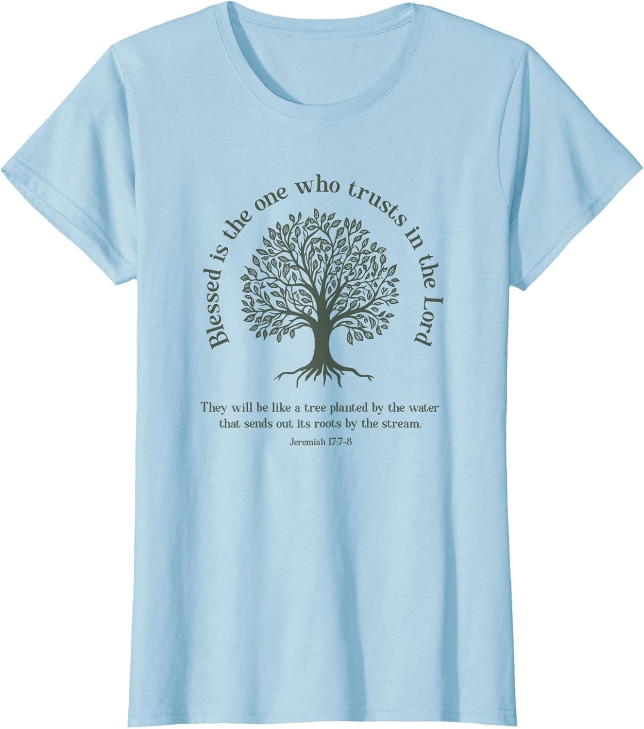 Christian Earth Day Tree Bible Verse Jeremiah 17:7-8