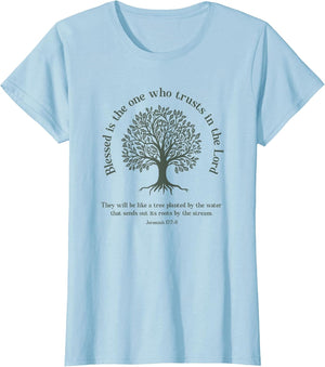 Christian Earth Day Tree Bible Verse Jeremiah 17:7-8