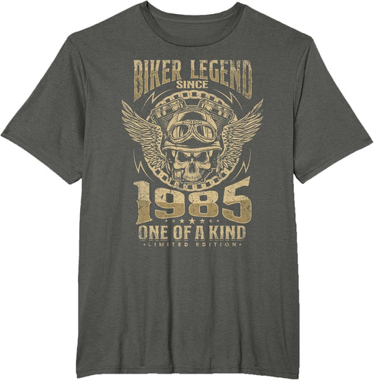 Biker Legend Since 1985 Motorcycle 38th Birthday Biker