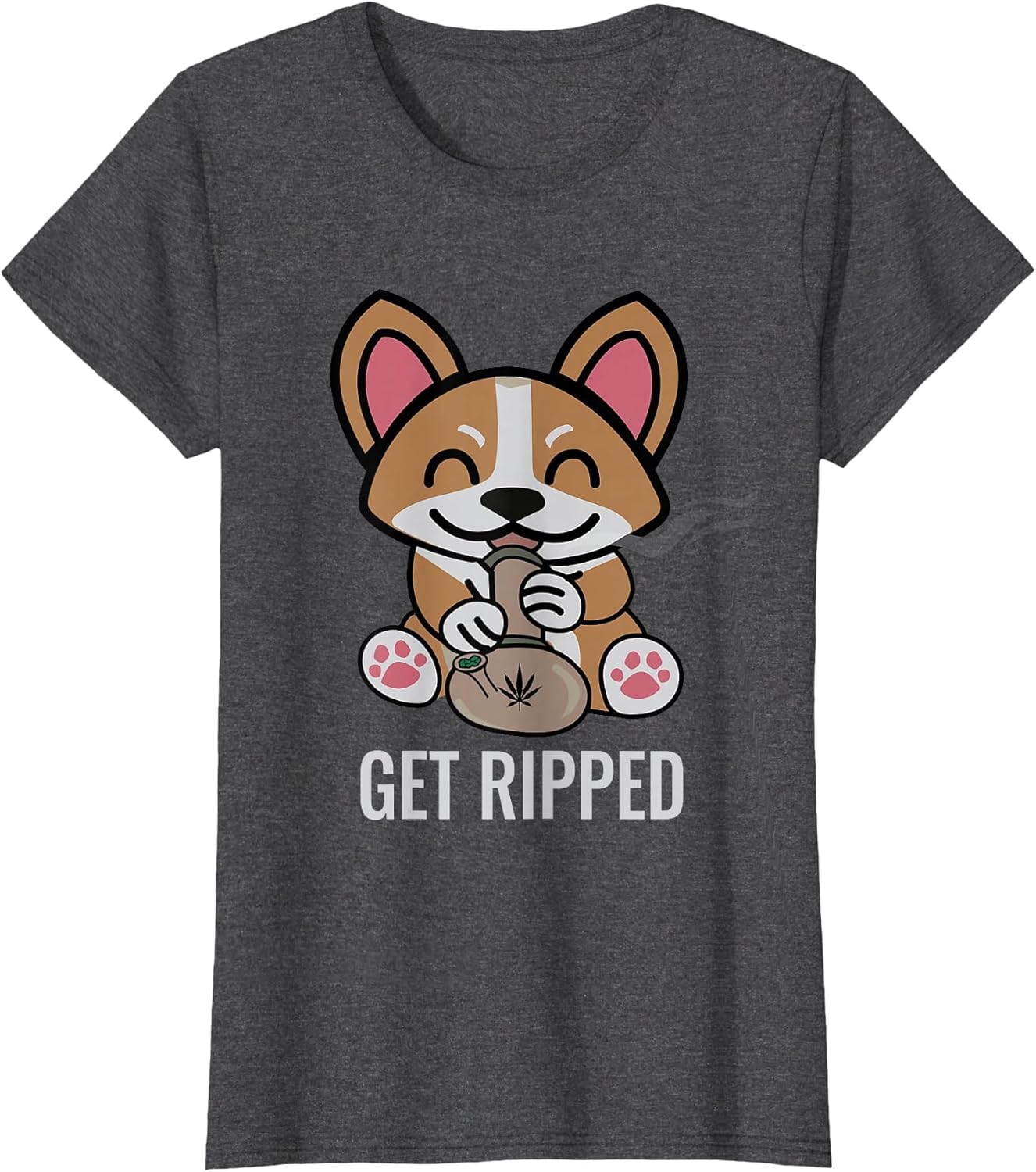 Get Ripped | Marijuana Cannabis Dog Corgi Bong 420