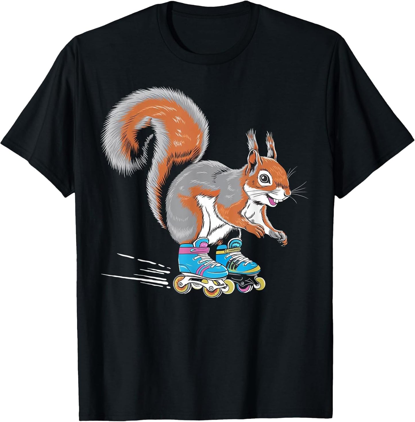 Skating Squirrel for Animal Lovers