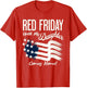On Friday We Wear Red Friday for My Daughter Deployment Gift