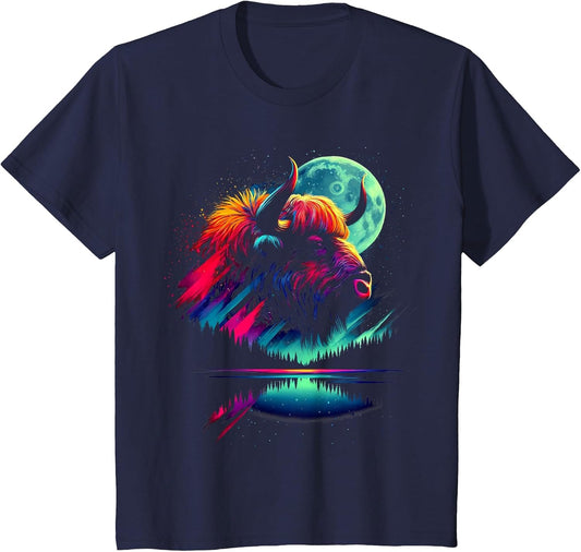 Colorful Takin Spirit Animal Cool Illustration Art
